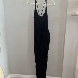 Free People Black Midi Dress